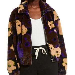 BP Brown Floral Jacket SZ S